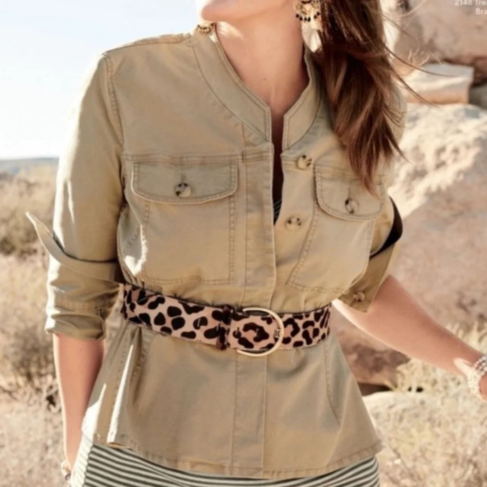 Cabi Camp Jacket Utility Tan Size XL - Picture 3 of 9